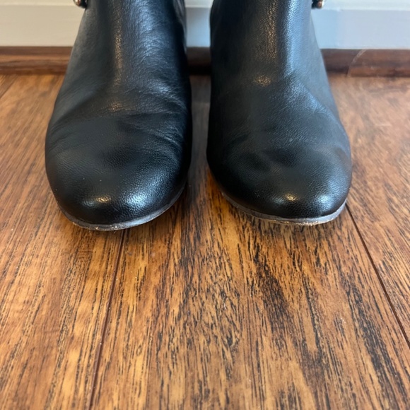 Coach Women’s Black Leather Pauline Heeled Ankle Boots - Picture 4 of 15